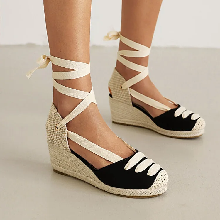 Abigail Espadrille Platform Sandals - 3 Colors