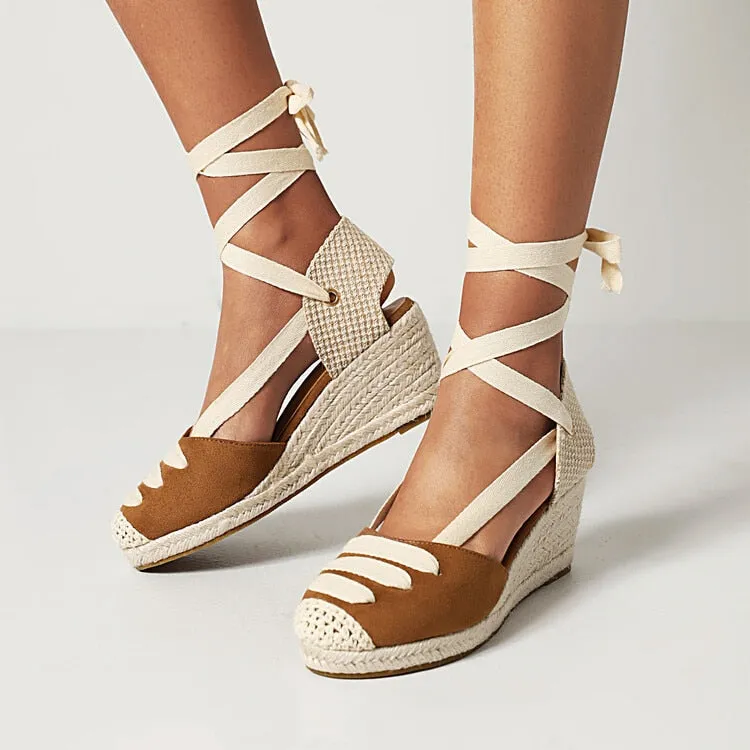 Abigail Espadrille Platform Sandals - 3 Colors