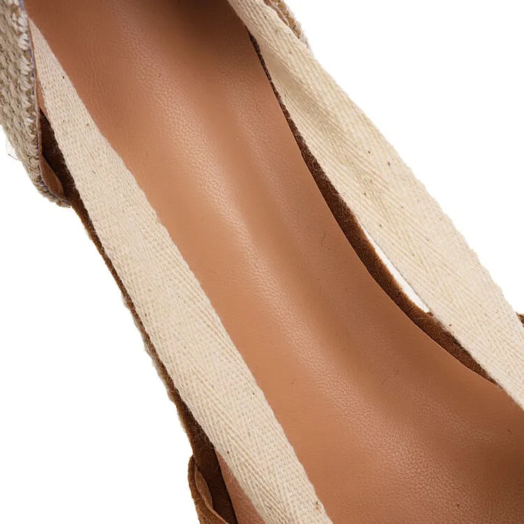 Abigail Espadrille Platform Sandals - 3 Colors
