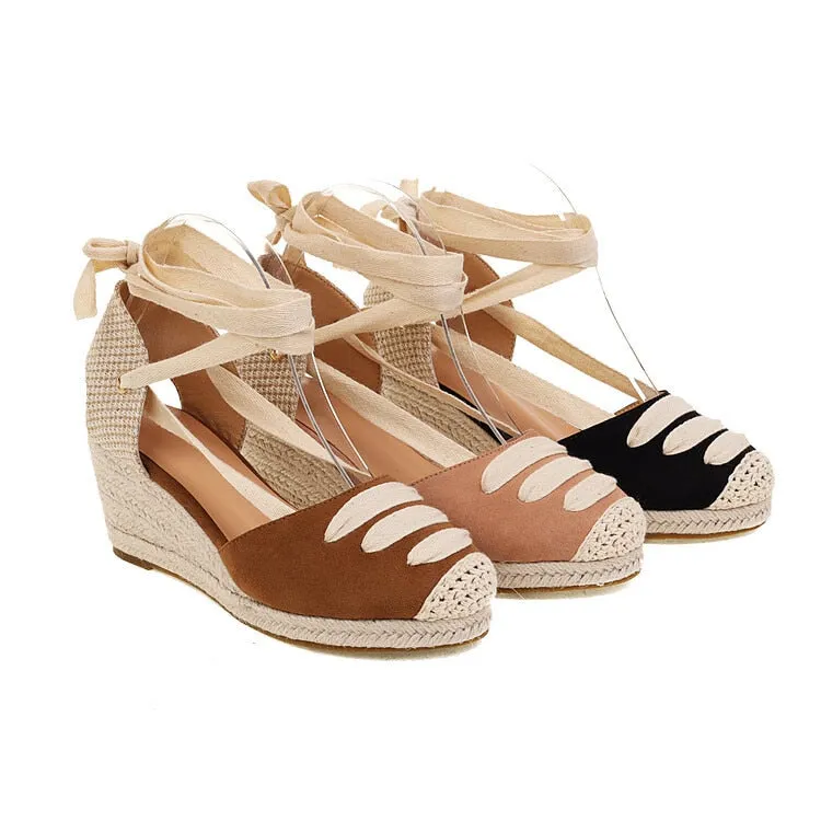 Abigail Espadrille Platform Sandals - 3 Colors