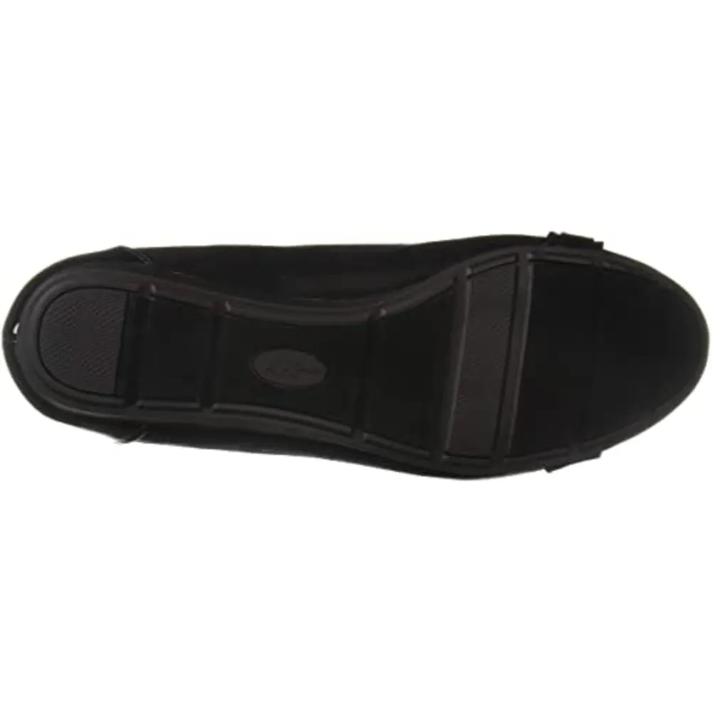 Able Black Multi Fabric Anne Klein Ballet Flats