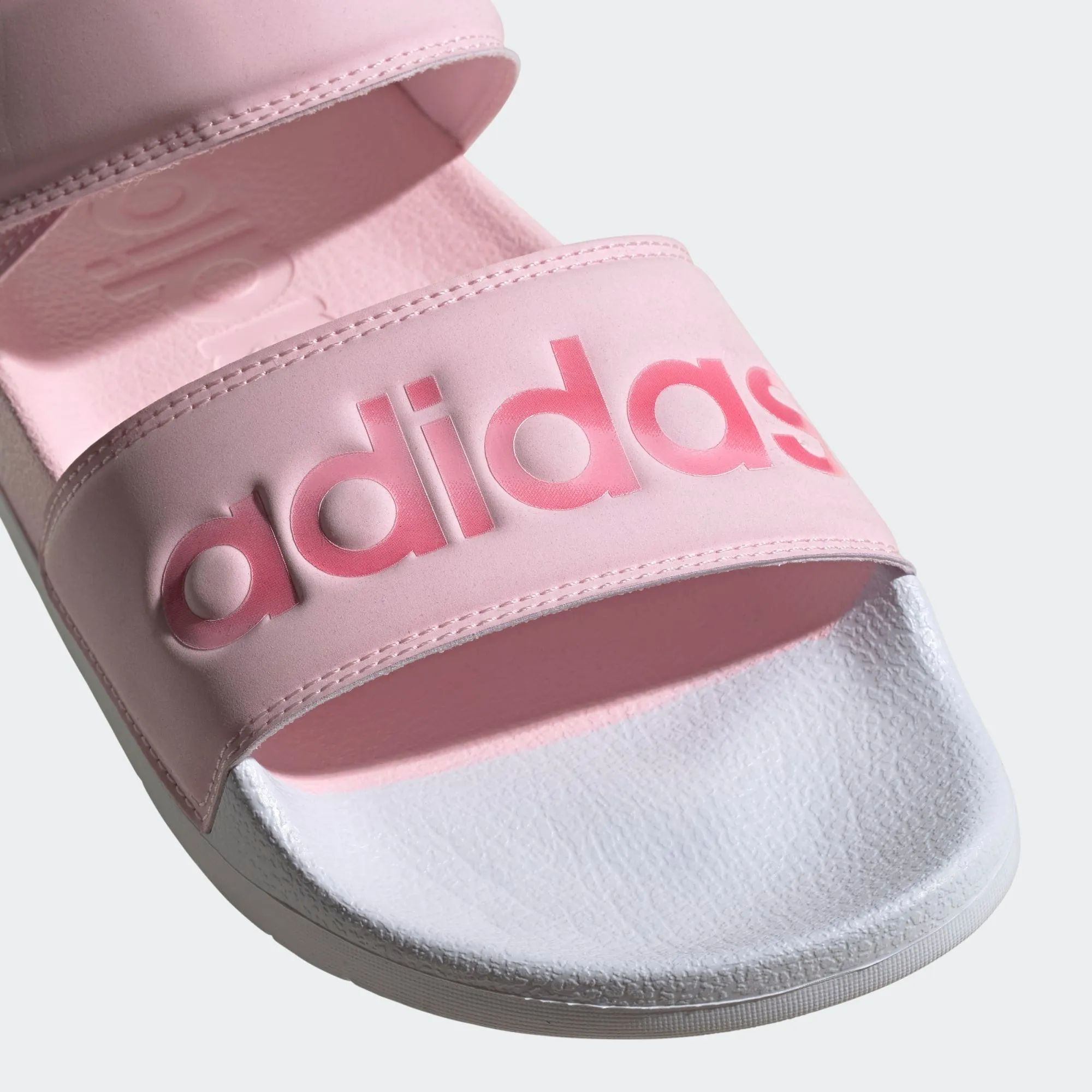 Adidas Adilette Sandals (Clear Pink/Cherry Metallic/Cloud White)(FY8167)
