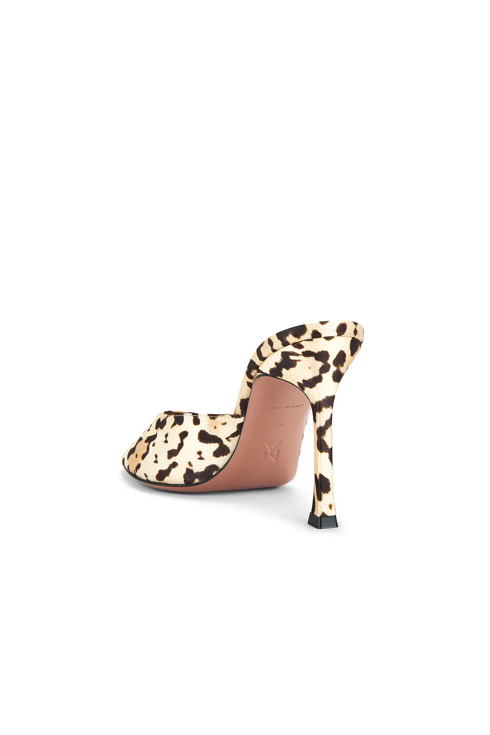Alexa 95 Print Satin Slipper Mule