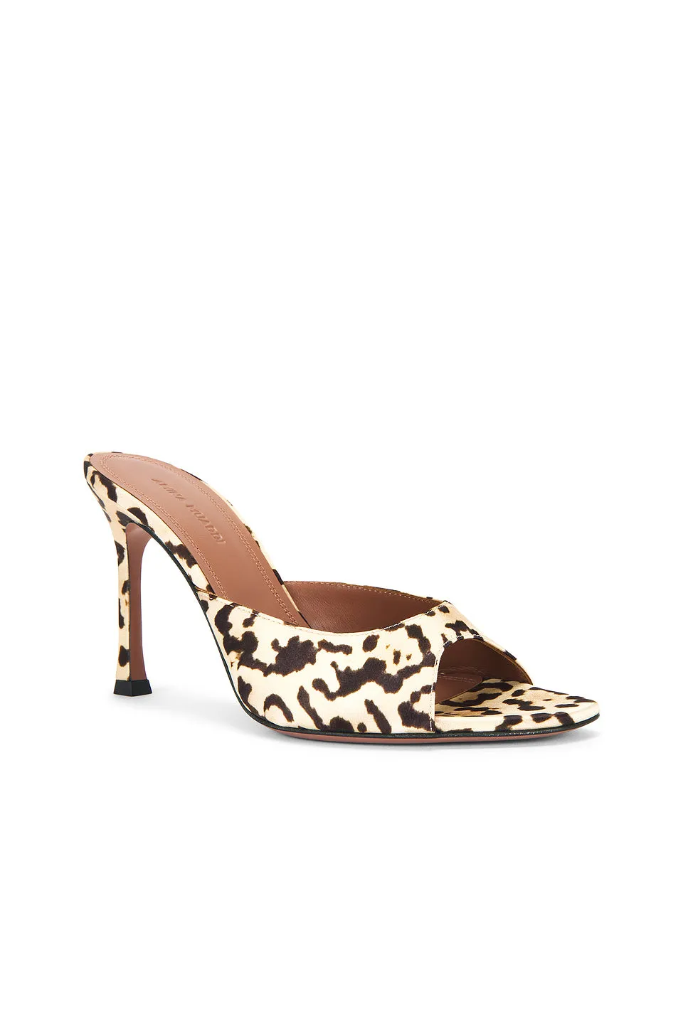 Alexa 95 Print Satin Slipper Mule