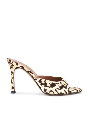 Alexa 95 Print Satin Slipper Mule