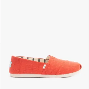ALPARGATA Ladies Canvas Espadrille Shoes Paprika