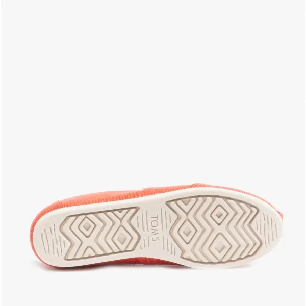 ALPARGATA Ladies Canvas Espadrille Shoes Paprika