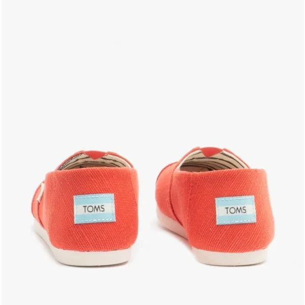 ALPARGATA Ladies Canvas Espadrille Shoes Paprika