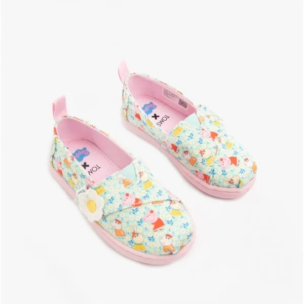 ALPARGATA Peppa Pig Girls Canvas Shoes Green