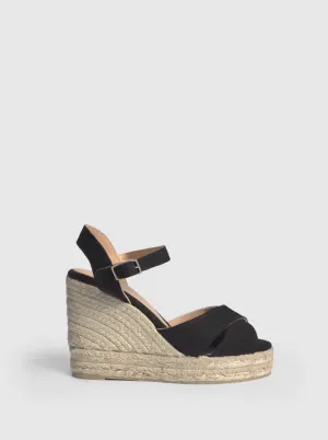 BLAUDELL SANDALS WEDGE | NEGRO