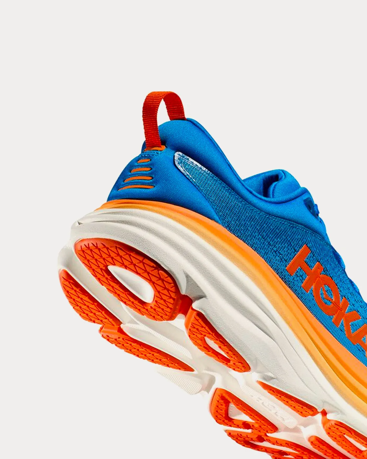 Bondi 8 Coastal Sky / Vibrant Orange Running Shoes