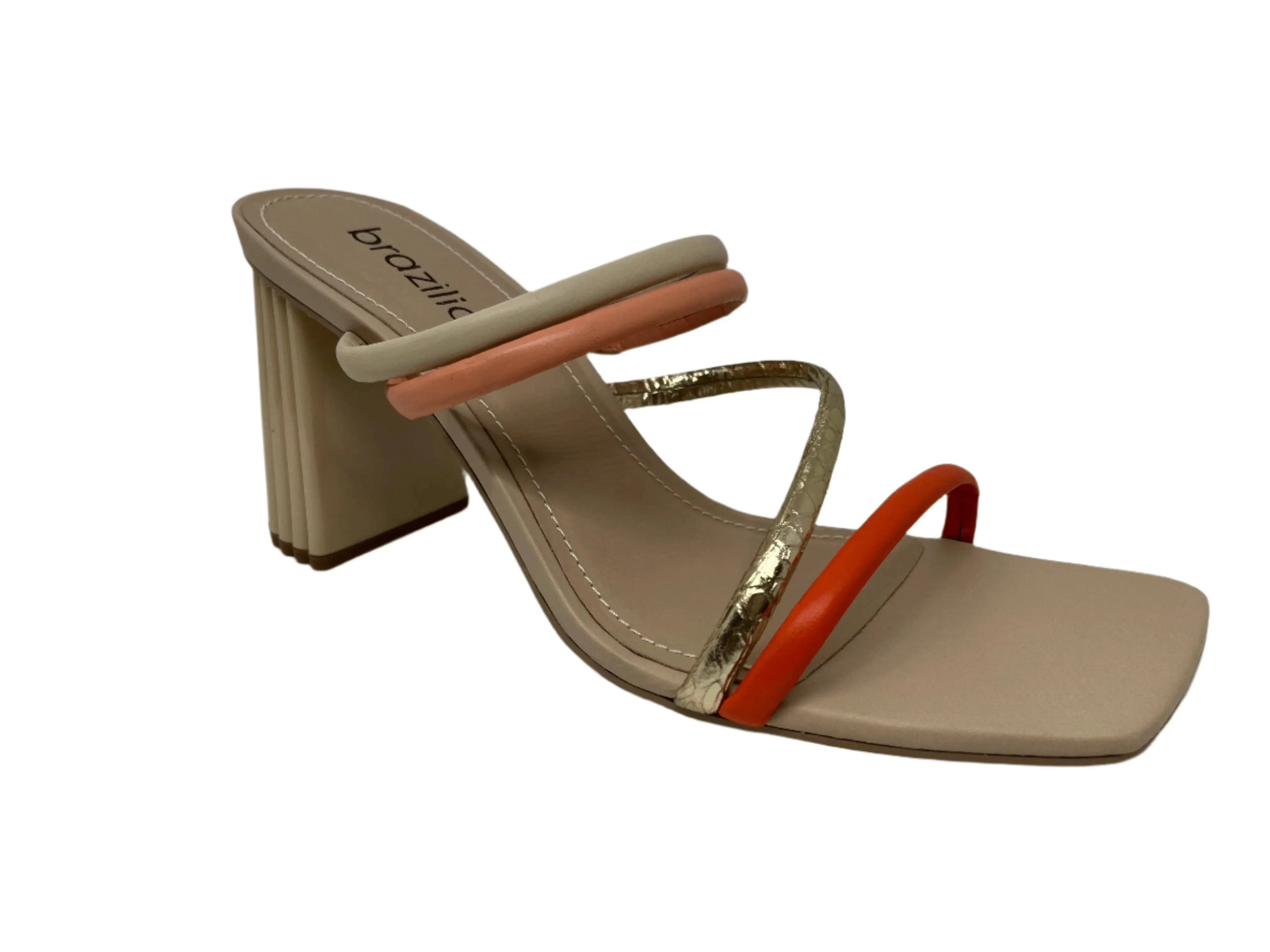 BRAZILIO KIMBERLY STRAPPY BLOCK HEEL