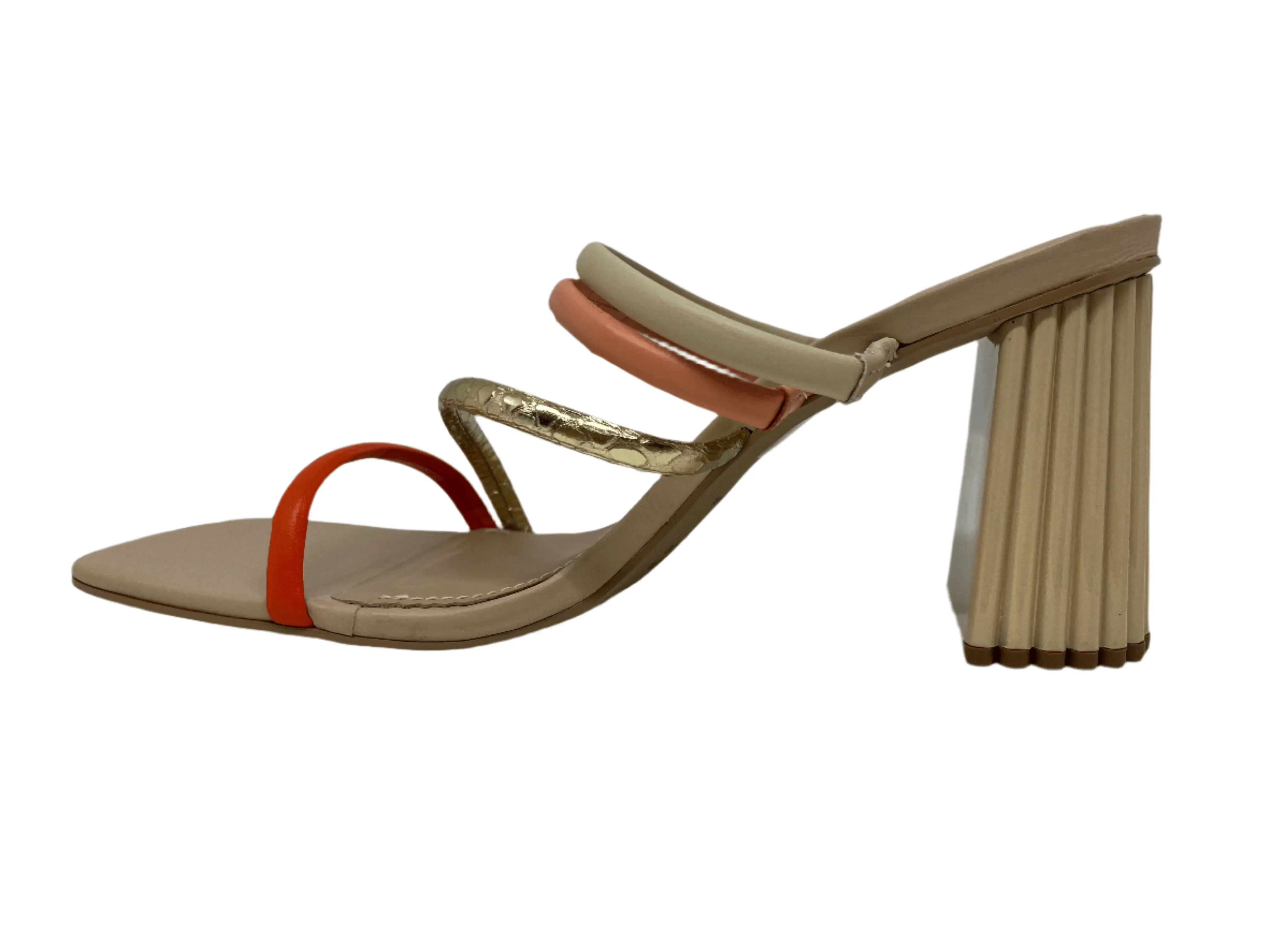 BRAZILIO KIMBERLY STRAPPY BLOCK HEEL