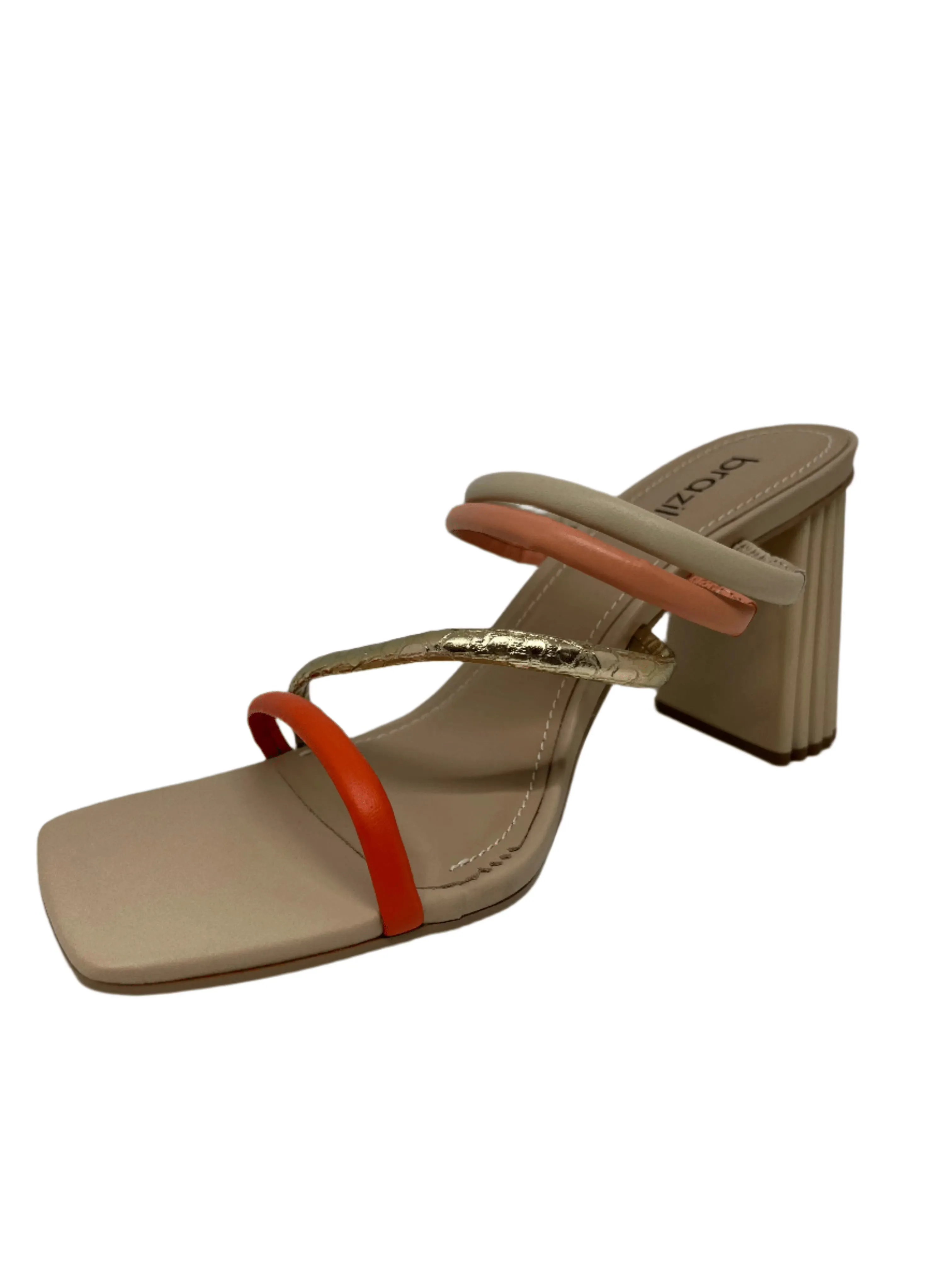 BRAZILIO KIMBERLY STRAPPY BLOCK HEEL