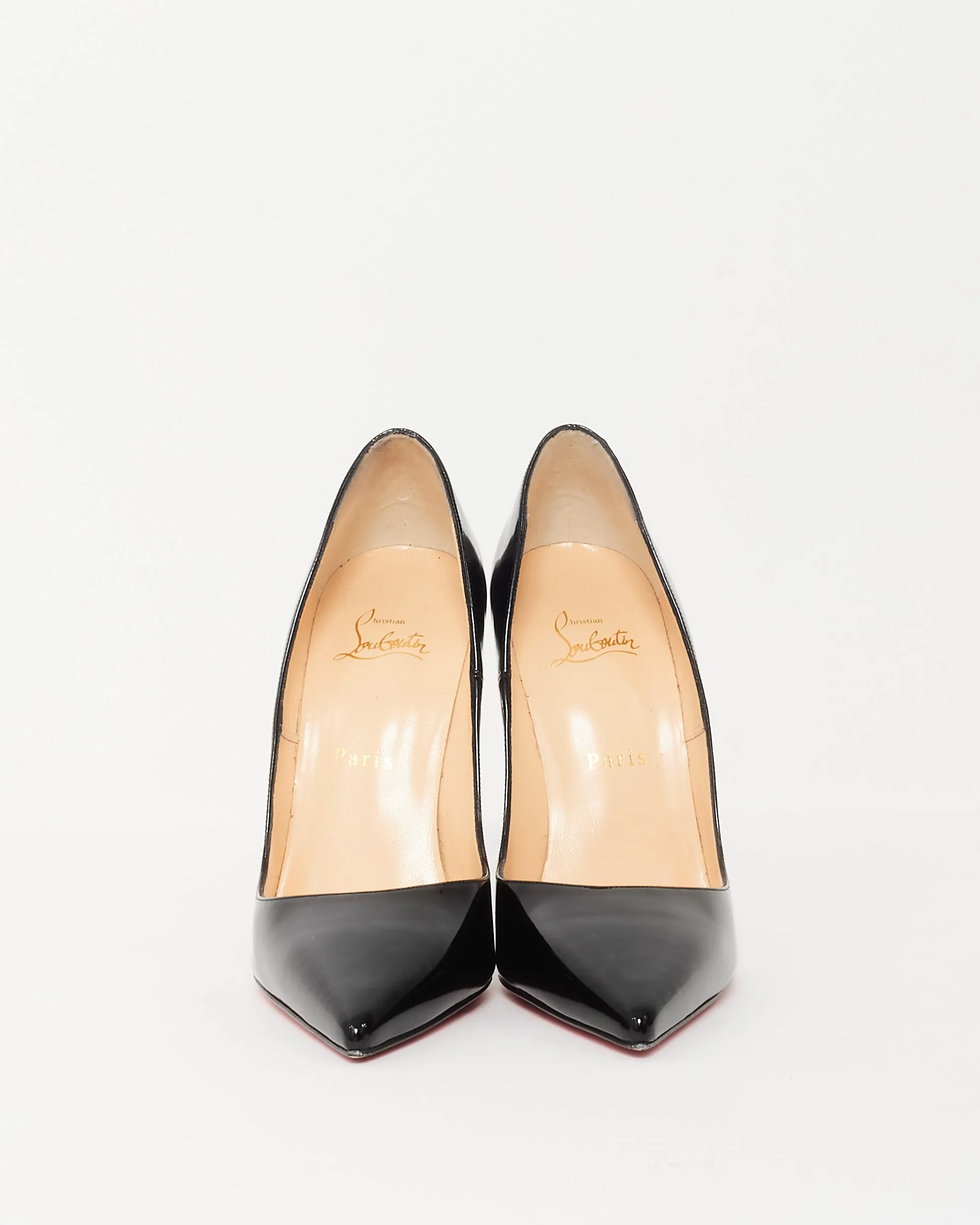 Christian Louboutin Black Patent Leather So Kate 120 Pumps-39