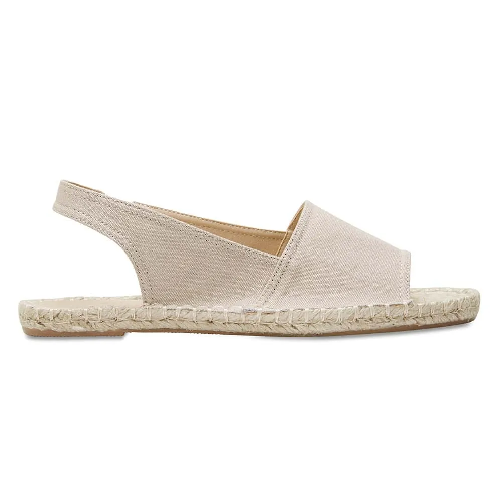 Elvira Espadrille in Natural Canvas