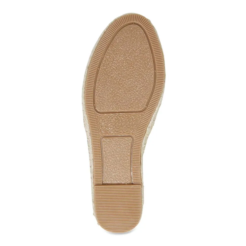 Elvira Espadrille in Natural Canvas