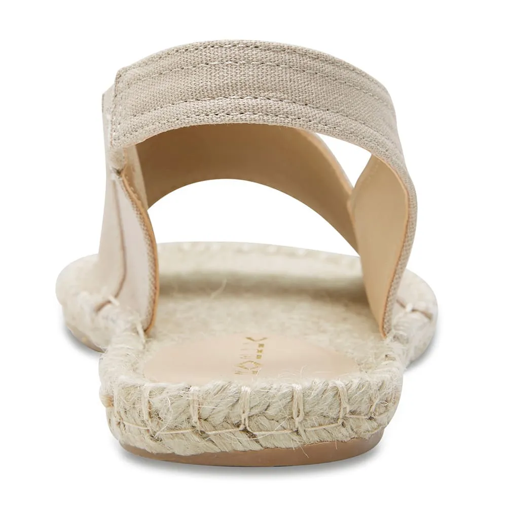 Elvira Espadrille in Natural Canvas
