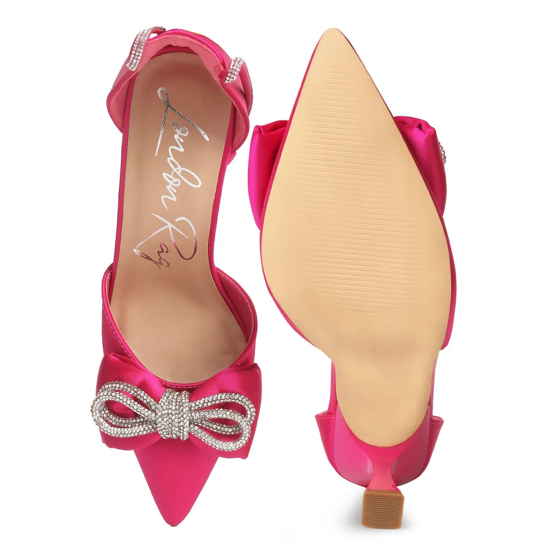 Embellished Stiletto Heel Sandals