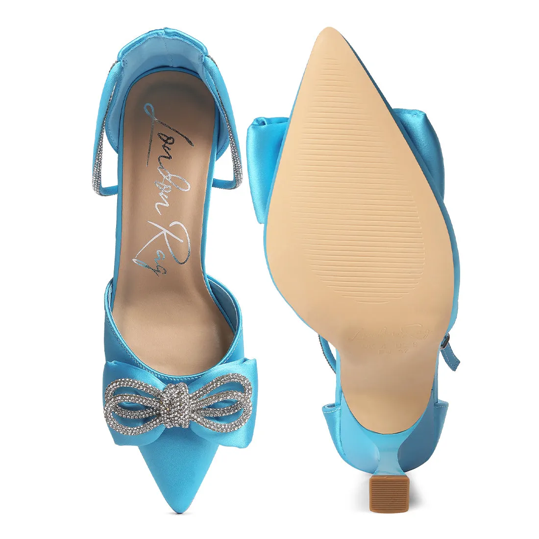 Embellished Stiletto Heel Sandals