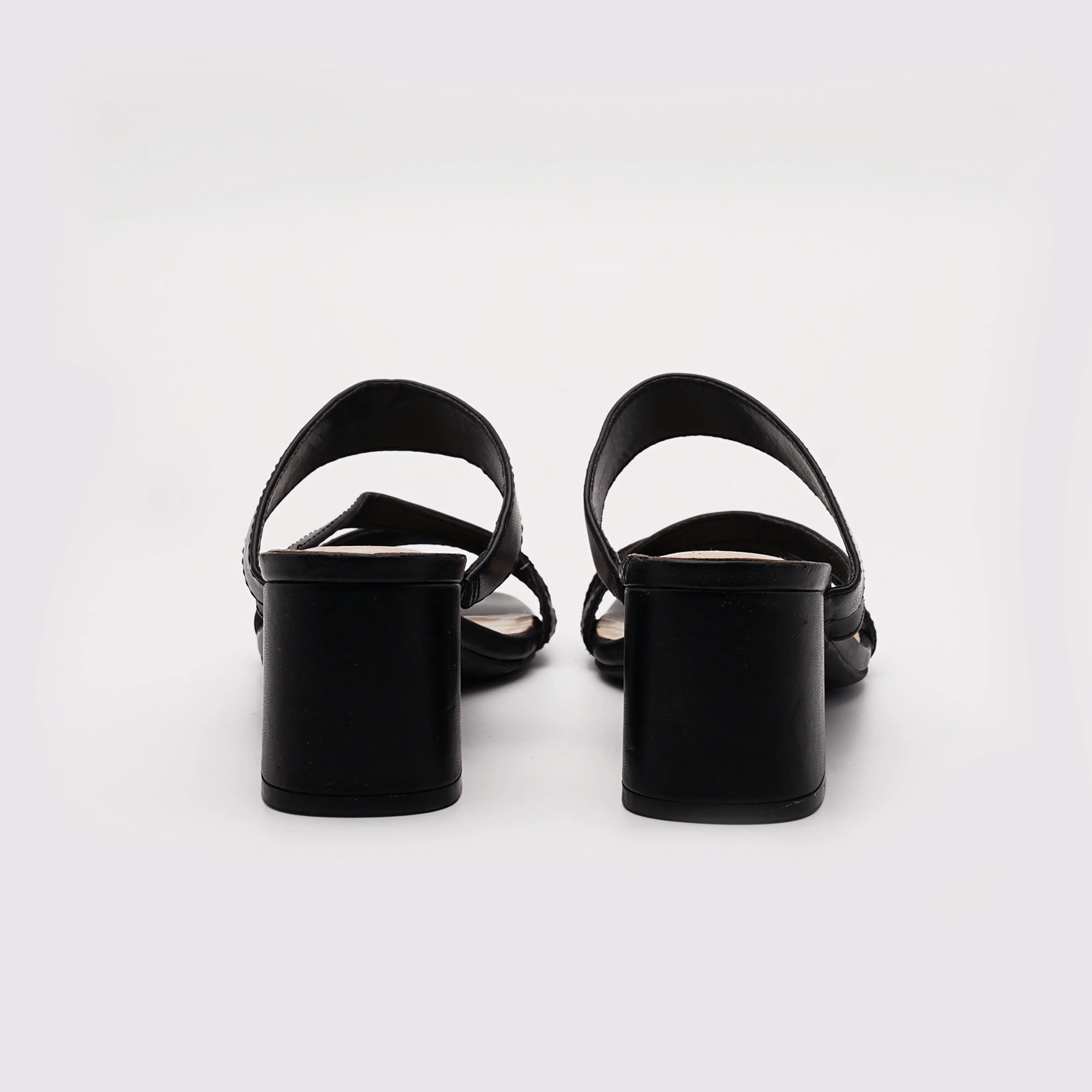 European Block Mule Heels
