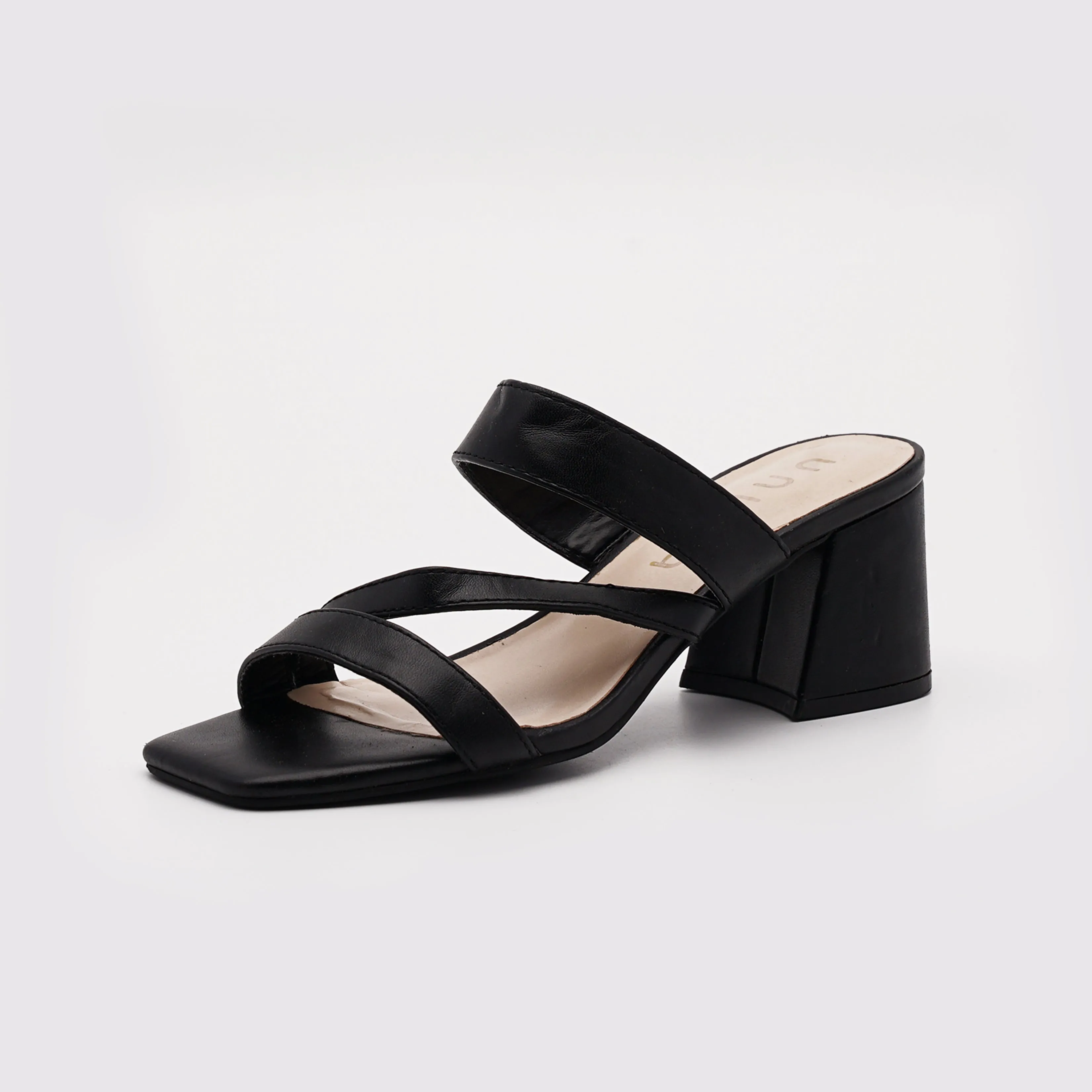 European Block Mule Heels