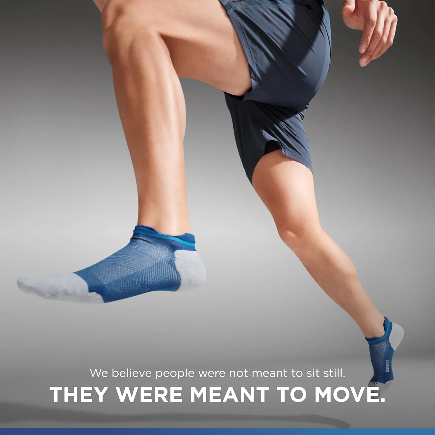 Feetures Elite Max Cushion No Show Tab Ankle Socks - Sport Sock with Targeted Compression
