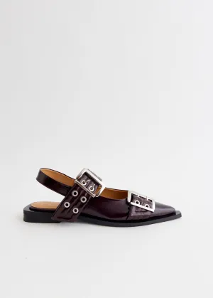 Feminine Buckle Ballerinas