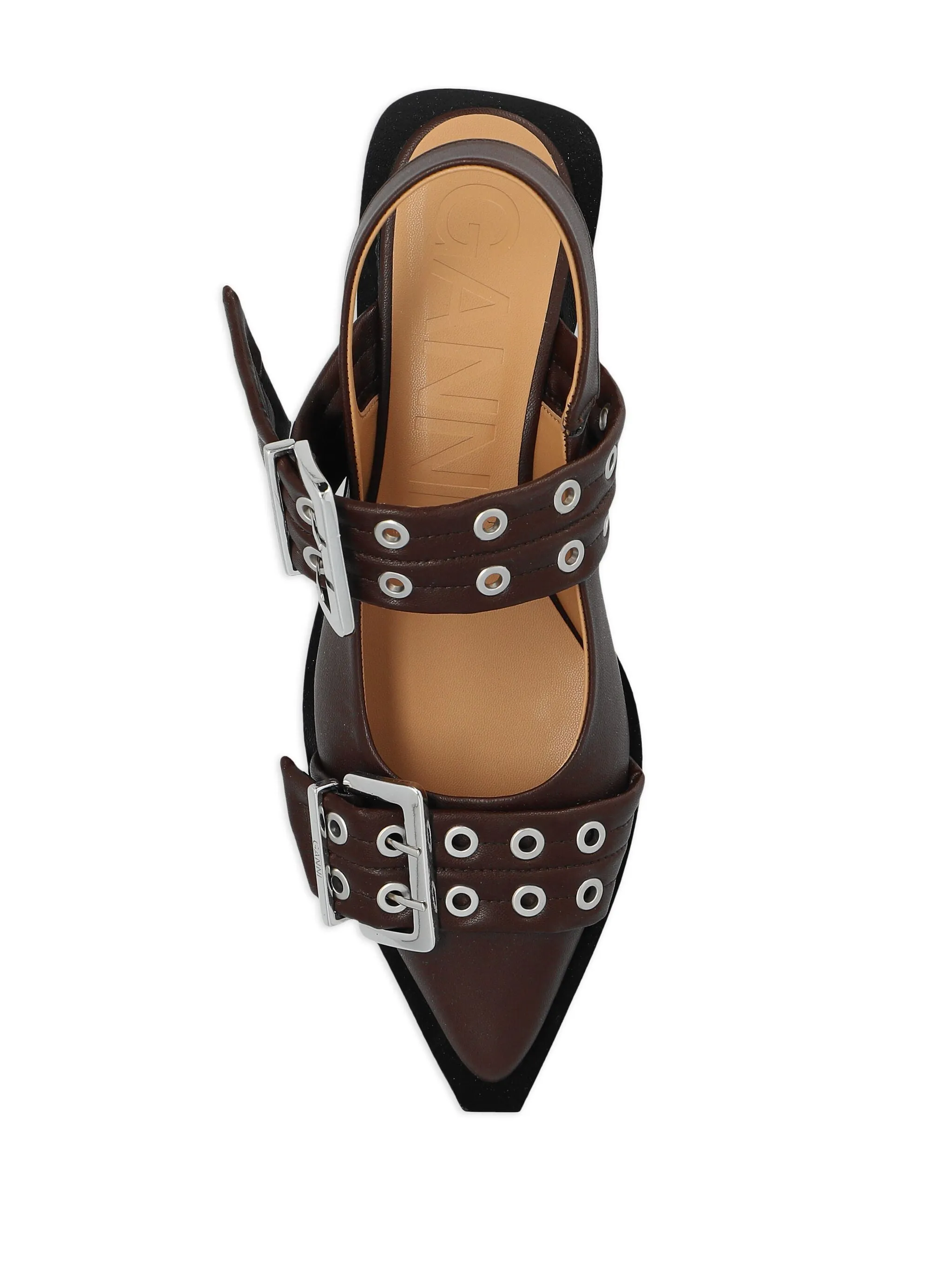 Feminine Buckle Ballerinas
