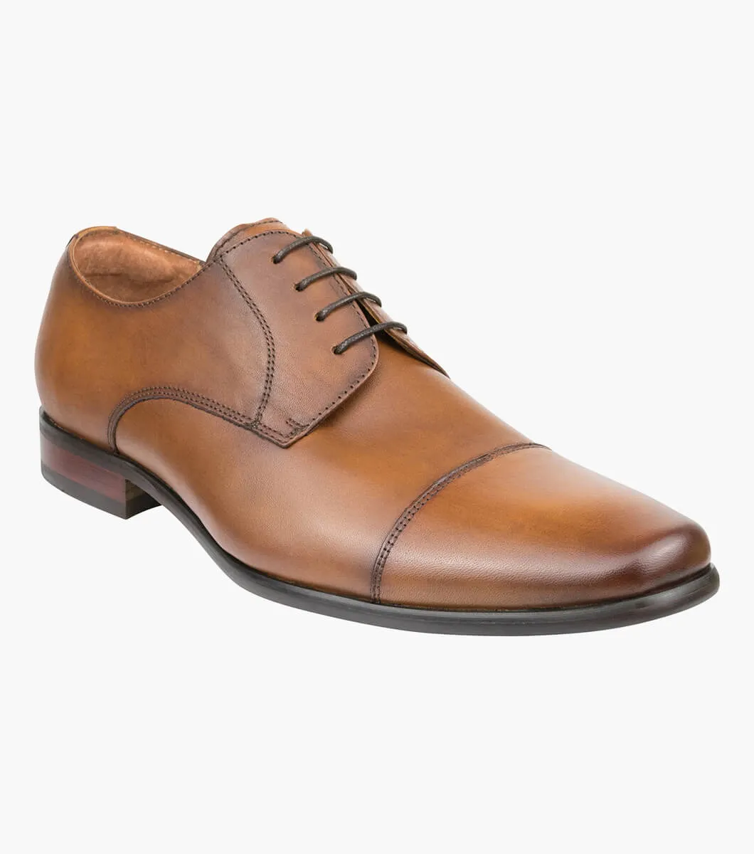 Florsheim Cross Cap Toe Shoe - Tan
