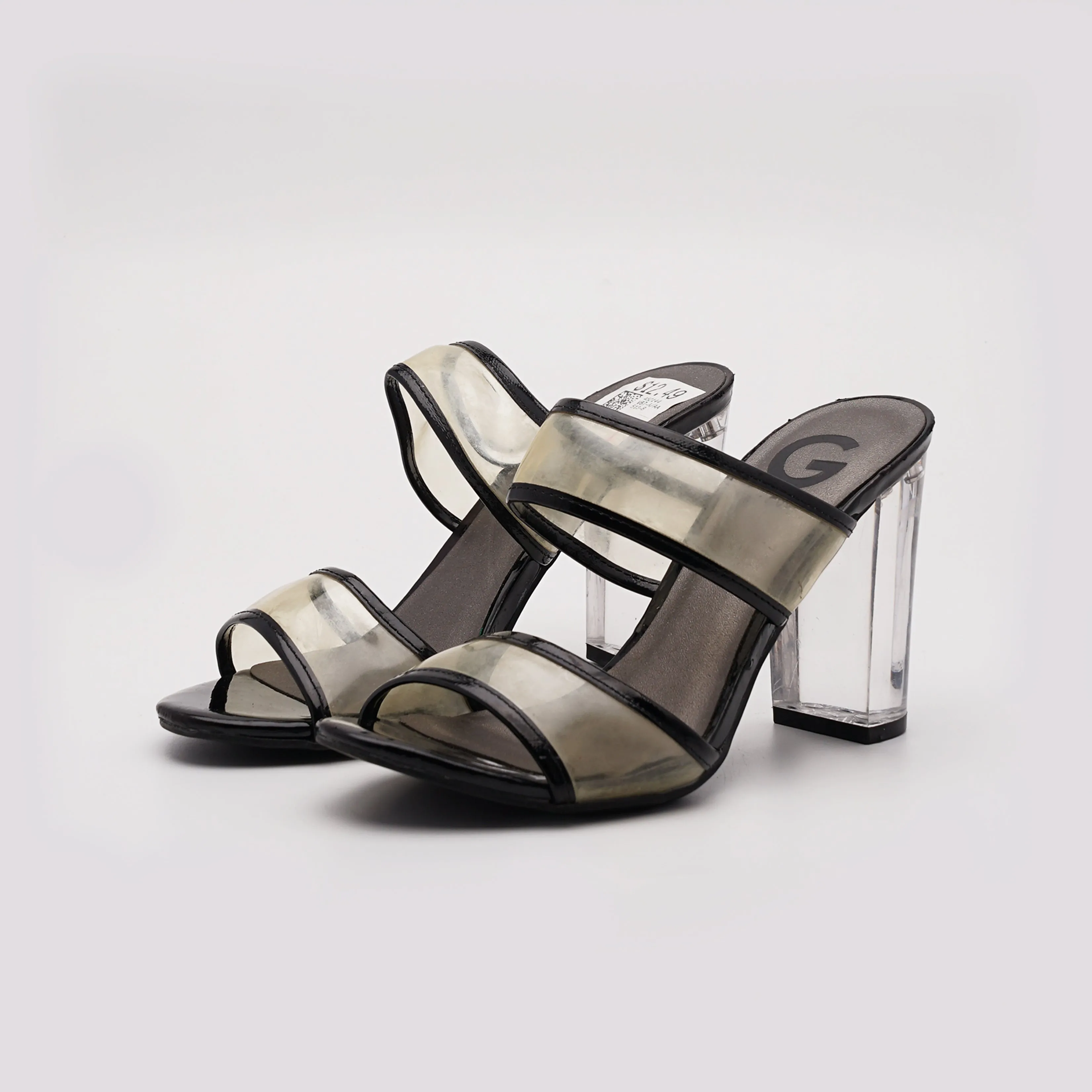 G by Guess Casual Slip-on Transparent Block Heel