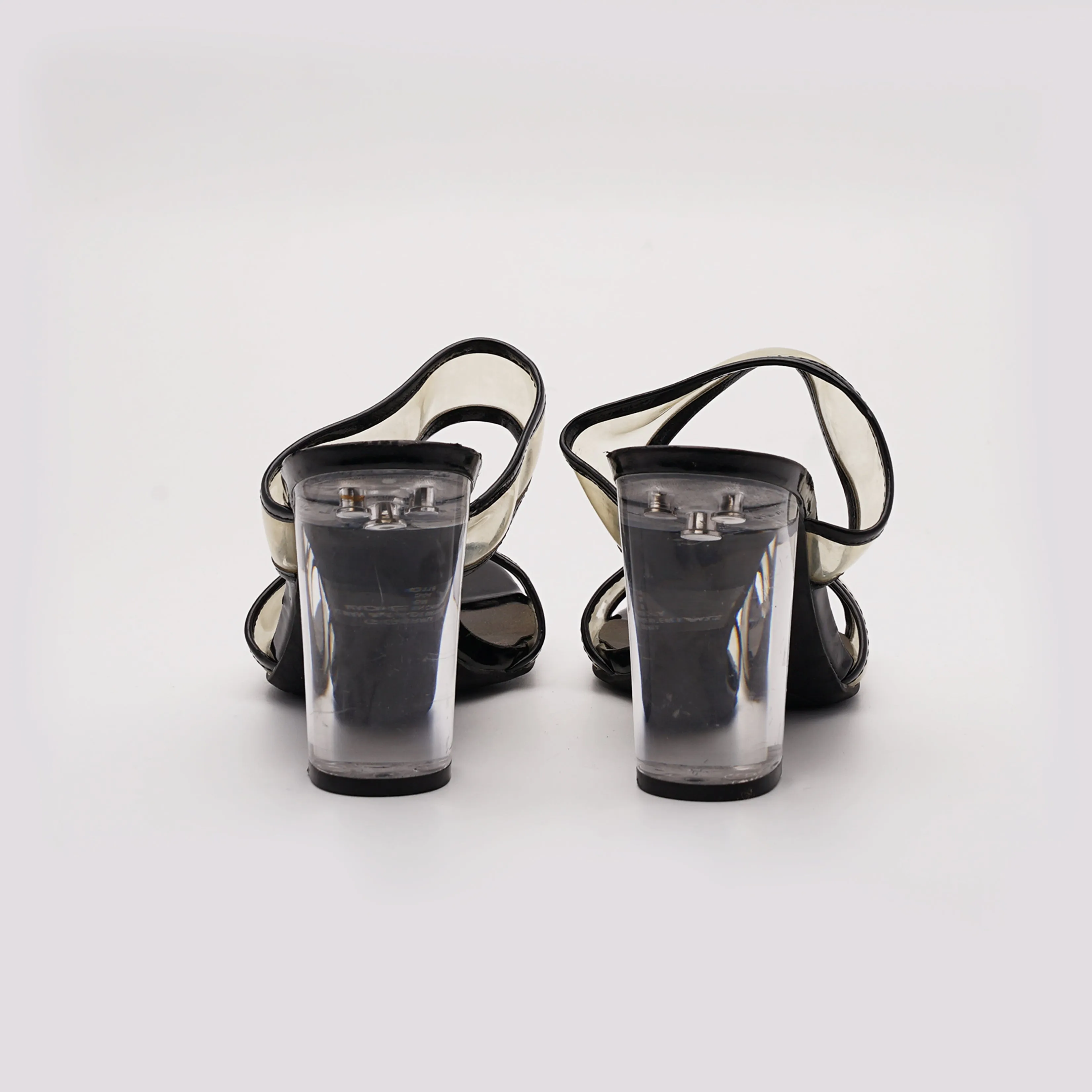 G by Guess Casual Slip-on Transparent Block Heel