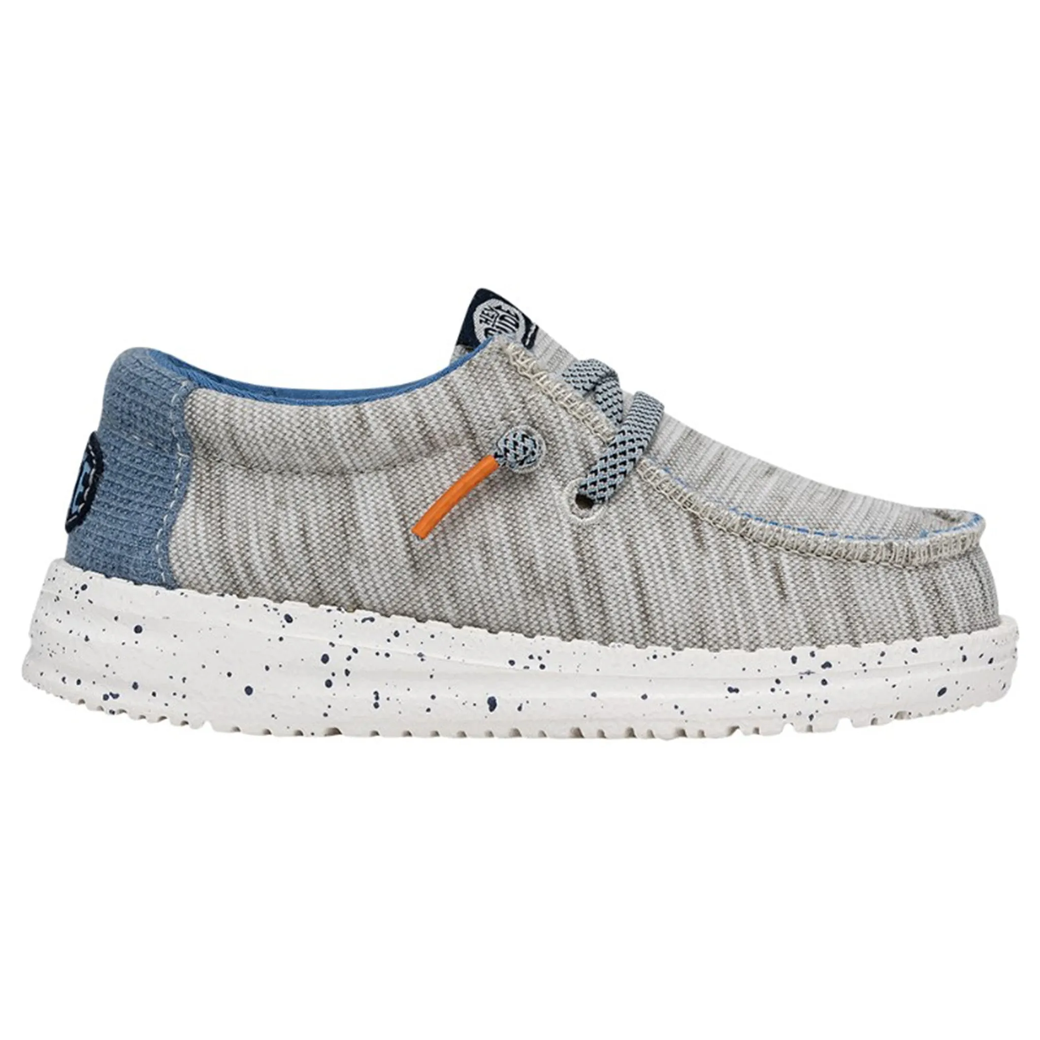 Hey Dude Wally Toddler Jersey Light Grey Shoes