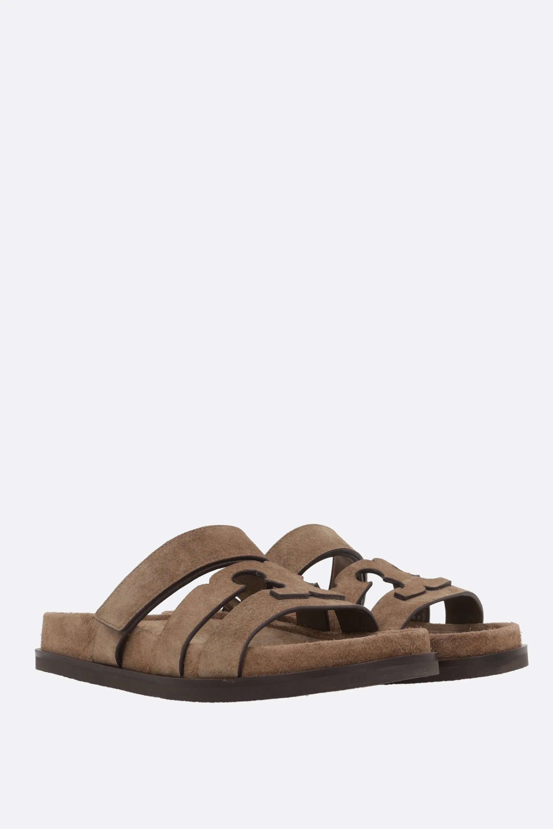 Ines Sport slide sandals in suede