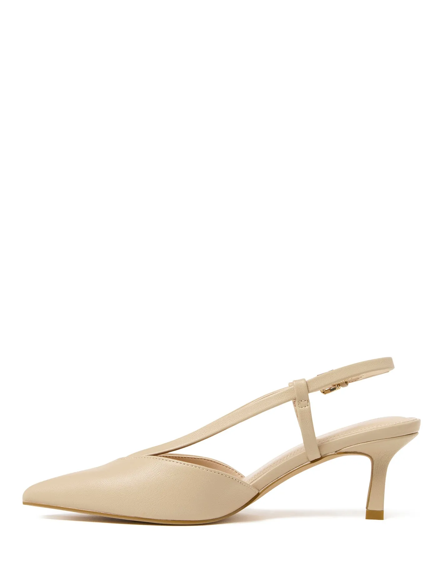Jimena Vertical Strap Detail Slingback Heel