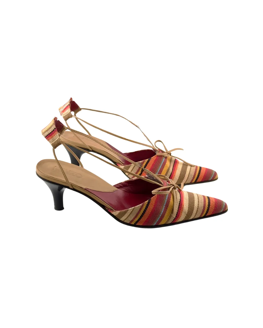 Kenzo Kitten Heels mit Schleife (36/37.5/39)
