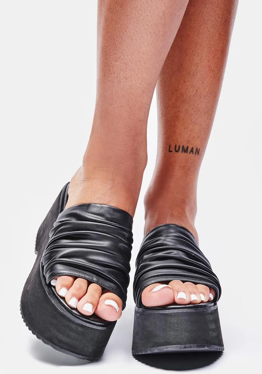 Licensed To Chill Platform Sandals