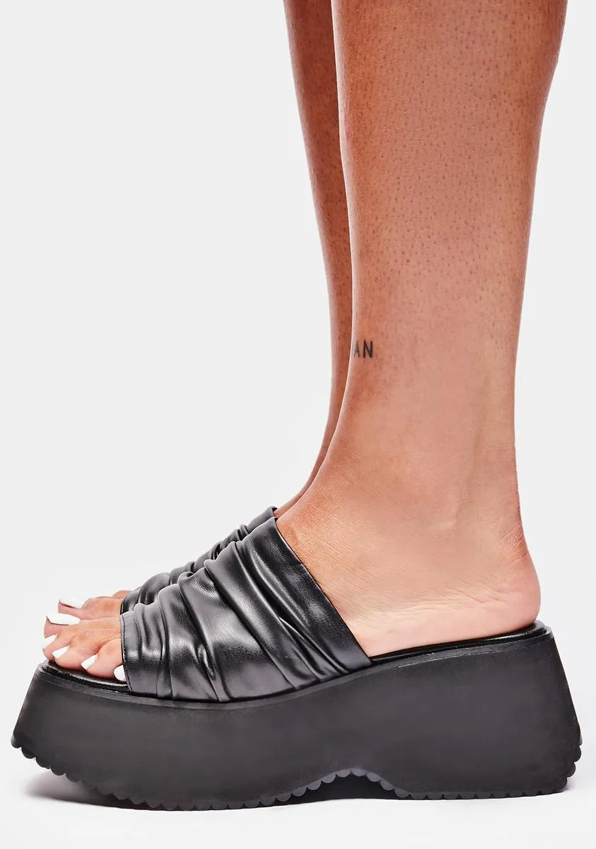 Licensed To Chill Platform Sandals
