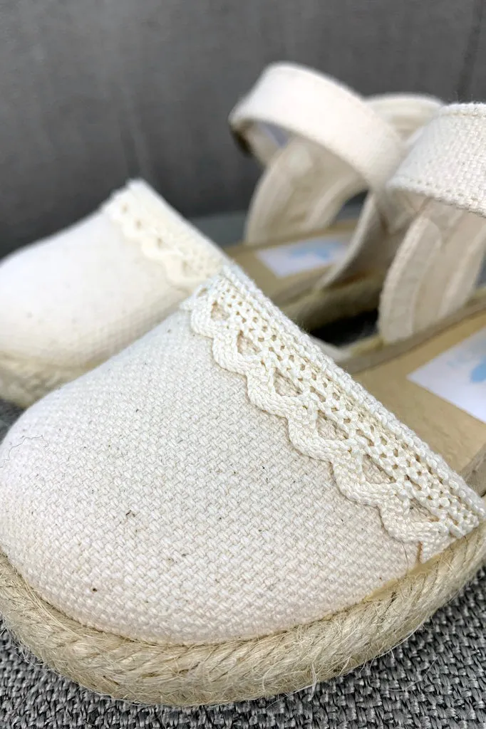 Linen Espadrille Sandals
