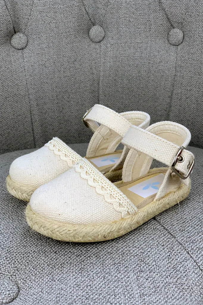 Linen Espadrille Sandals