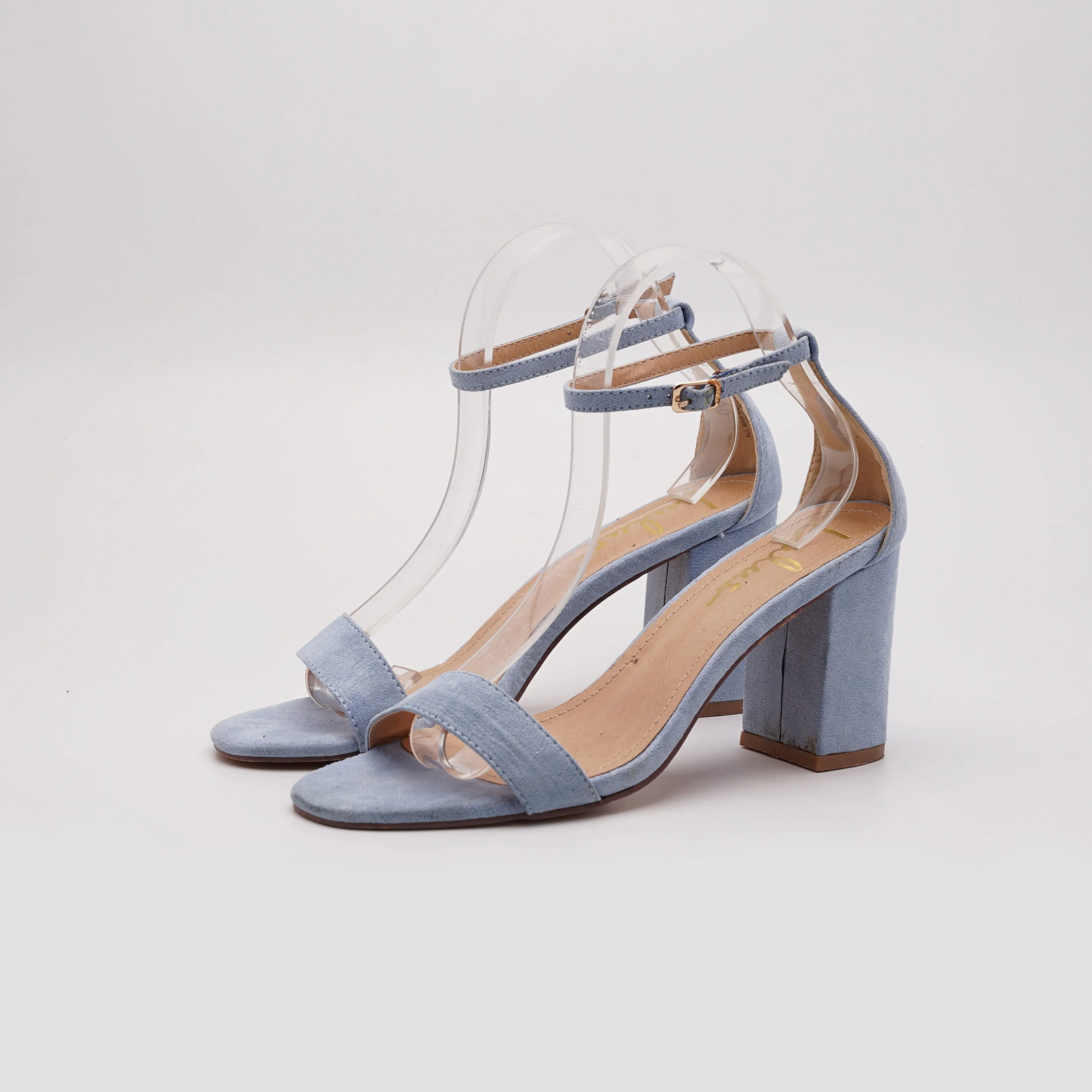 Lulus Block Ankle Heel
