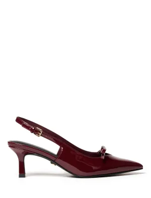 Margo Bow Trim Slingback Heel