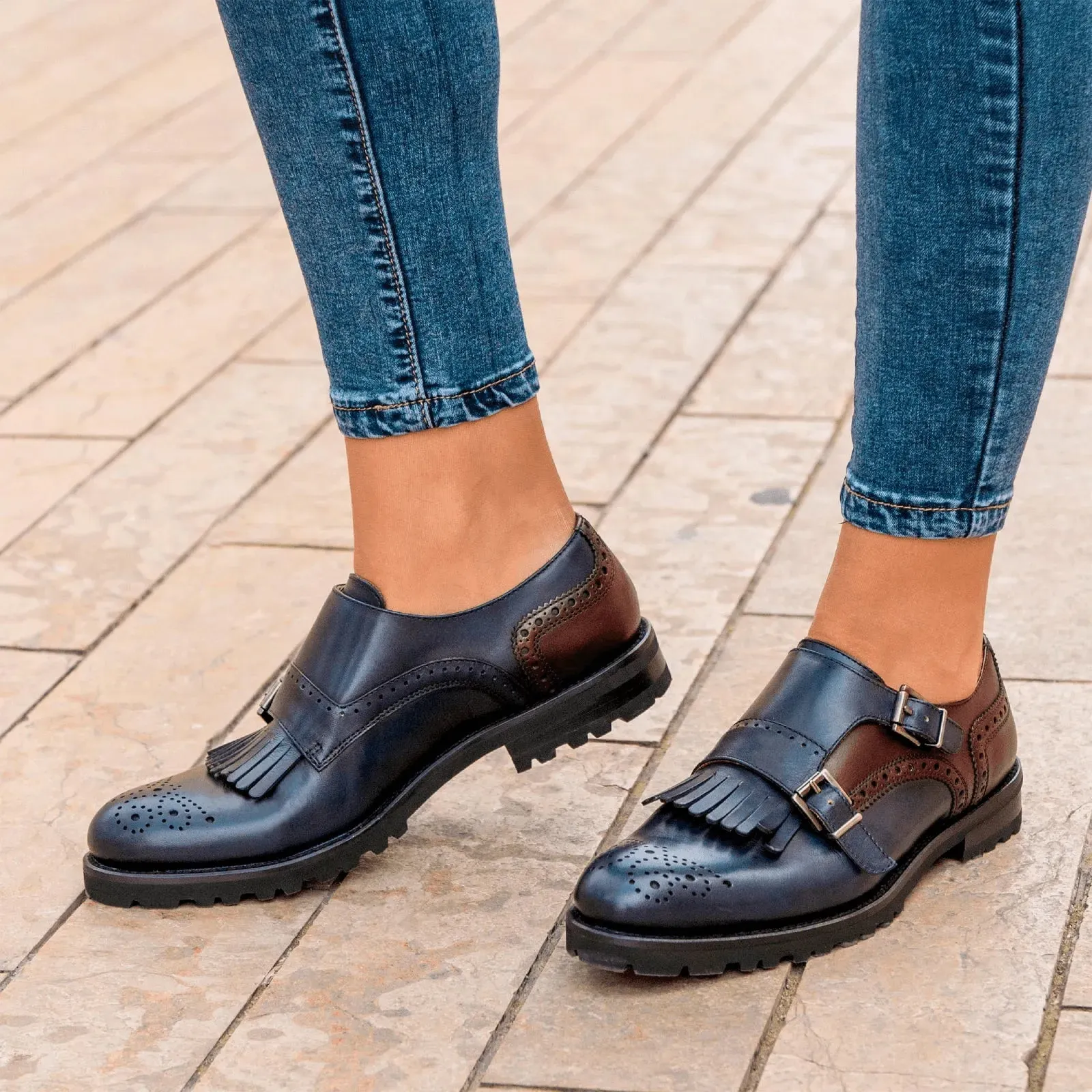 Maryet Kiltie unisex Monk Strap