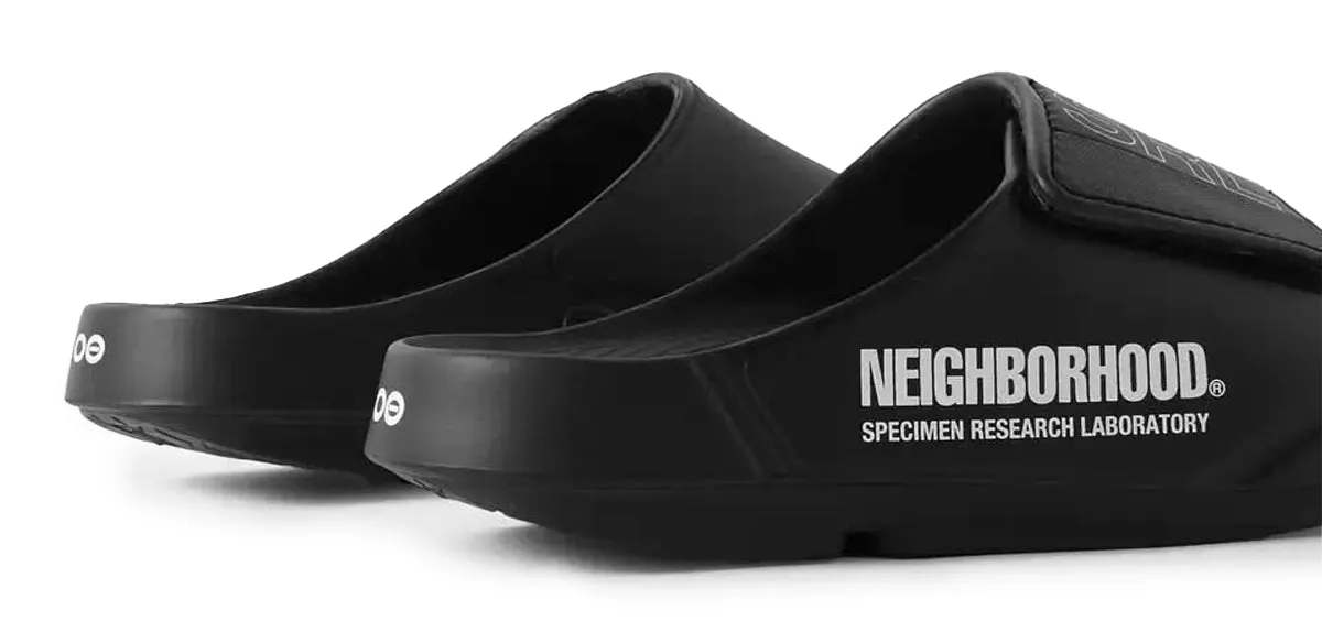 Men's OOahh Sport Flex Slide Sandal - OOFOS x Neighborhood