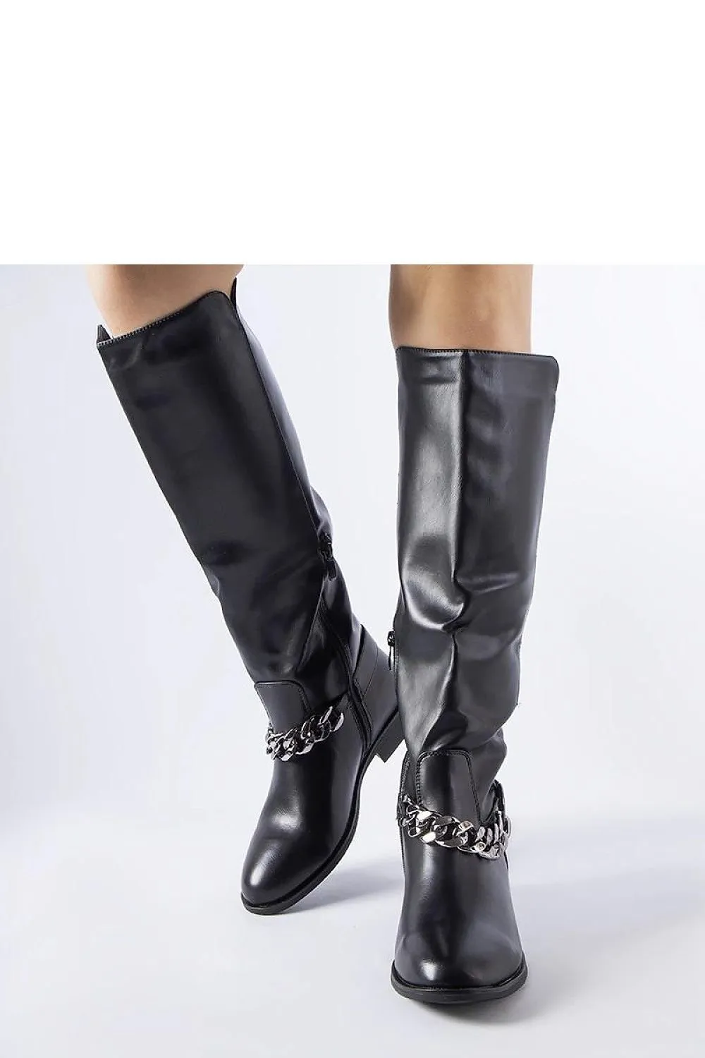 Millies black insulated chain boots