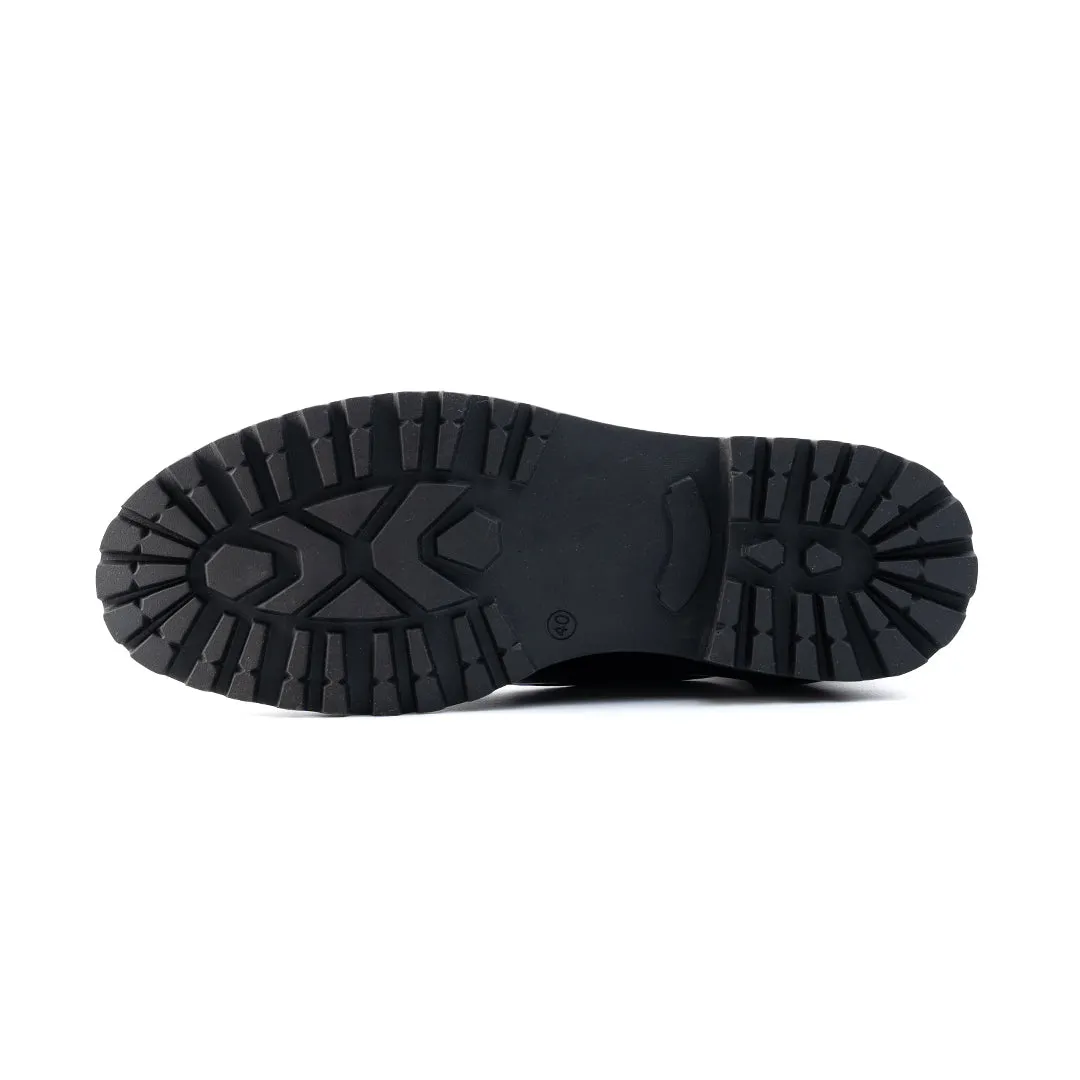 Monkstory Combat Boots  - Black
