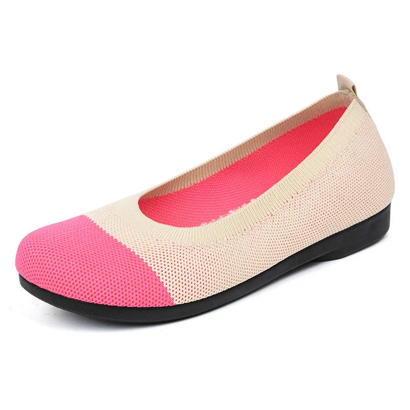 Nanccy Weaving Breathable Loafers  Comfortable Walking Casual Flats Shoes WF15
