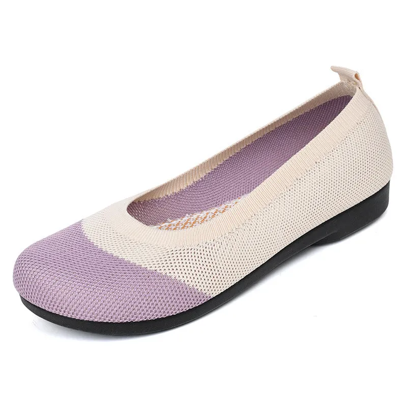 Nanccy Weaving Breathable Loafers  Comfortable Walking Casual Flats Shoes WF15