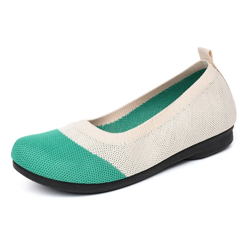 Nanccy Weaving Breathable Loafers  Comfortable Walking Casual Flats Shoes WF15
