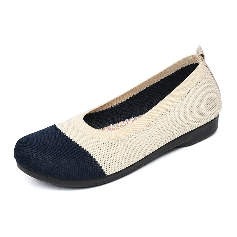 Nanccy Weaving Breathable Loafers  Comfortable Walking Casual Flats Shoes WF15